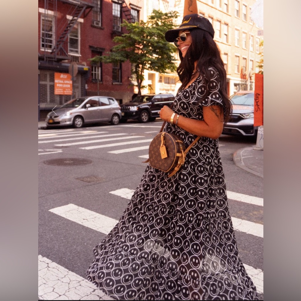 Dressed in LaLa Lucky Lady Maxi Dress.